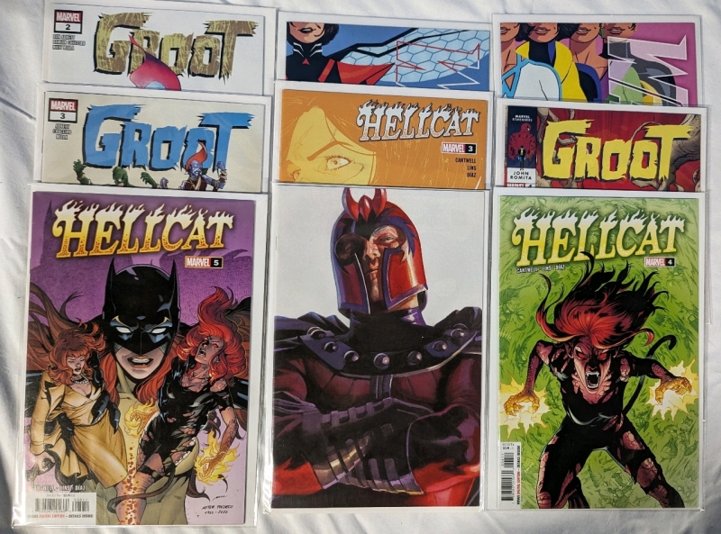 9 Marvel Comics - Wasp, Groot, Hellcat and More