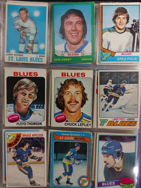 (1970-2003) + 2021 St. Louis Blues NHL Hockey Cards (216 Cards) *No Doubles*