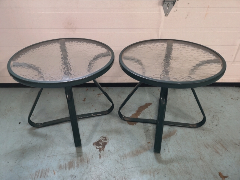 2 Side Patio Tables