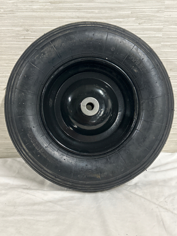 Replacement Wheelbarrow Wheel 4.80/4.00-8 Steel Rim Good Condition