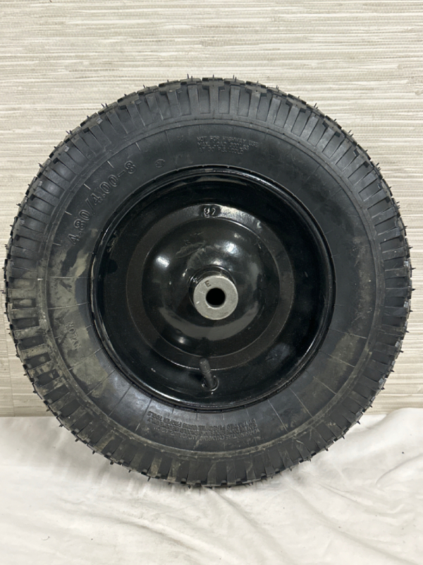 Replacement Wheelbarrow Wheel 4.80/4.00-8 Steel Rim Good Condition