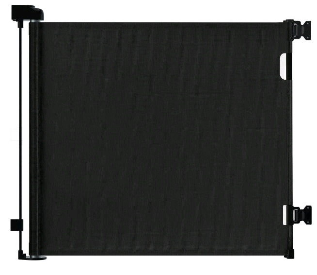 As-New DearLov Retractable Safety Gate (Black) | 33" 55"