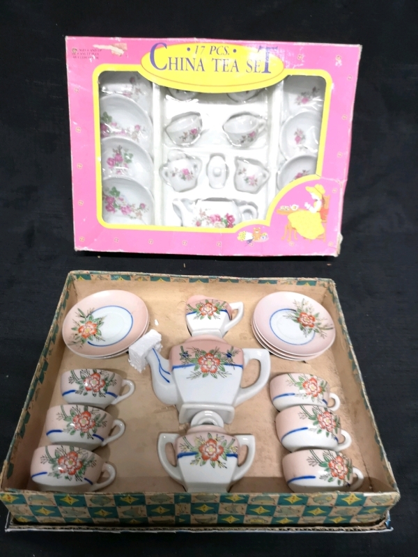 2 Vintage Kid's Tea Sets - Made in Japan