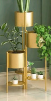 New Tall Indoor Metal 3 Tier Corner Plant Stand ( 31" Tall )