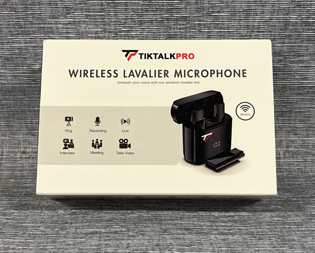 New TikTalkPro Wireless Lavalier Microphone For iPhone