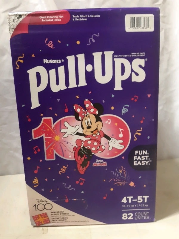 New Huggies Pull Ups 82 Count Size 4T - 5T