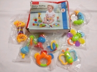 New BeebeeRun Baby Rattle Toys - 8 Pieces