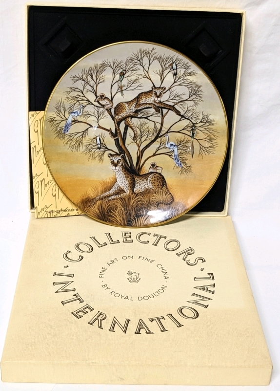 Vintage 1972 Royal Doulton Limited Edition | "Patience" by Gustavo Novoa Collector's Plate with Original Box and Pamphlet | 10" Diameter