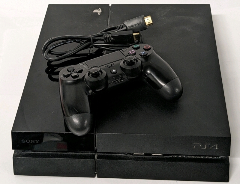 Sony PS4 PlayStation Video Game System Model CUH-1001A 500GB with 1 Controller & 40" HDMI Cable (No Power Cord)