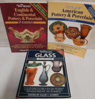 Vintage- 3 Warman's Reference Books on Pottery, Porcelain & Glass