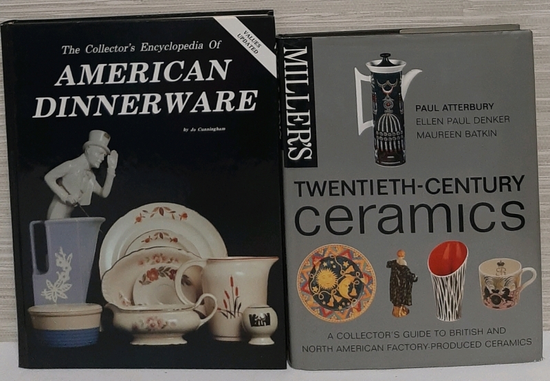 Vintage- Reference Books on American Dinnerware & Twentieth Century Ceramics