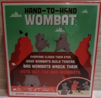 New Hand-To-Hand Wombat Game With closed eyes good wombats build towers and the bad wombats wreck them.