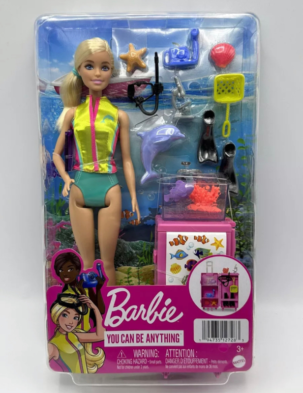 New Barbie You Can Be Anything Marine Biologist Doll Toys Mattel New