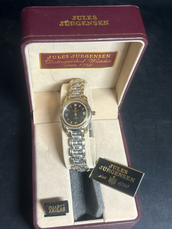 Jules Jurgensen Analog Bracelet Watch New Tagged Original Box