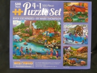 New Bits and Pieces 4 In 1 500 Piece Puzzles