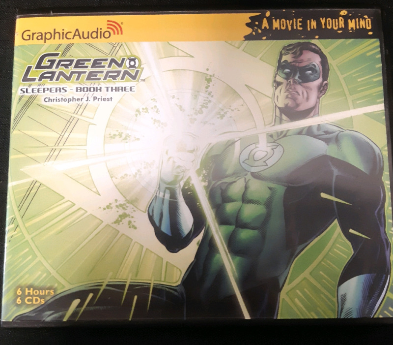 Like New, Green Lantern: Sleepers Book 3, 6 Disc Audio Book ( 6 Hours of Listen Time )