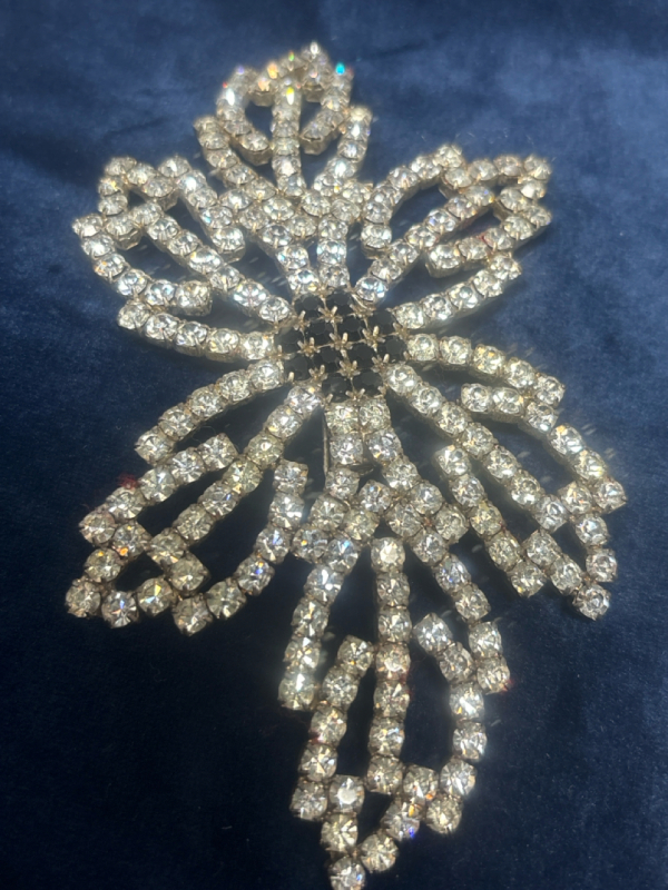 Statement Vintage Huge Rhinestone Brooch