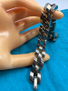 Stamped 925 Chunky Sterling Bracelet - 6