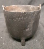 Small Cast Iron Kettle / Pot 4.5" Tall * Needs To Be Cleaned
