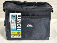 New Attic Zone Cooler Bag with hard liner and high performance ice pack Black Approximately 10” x 7” x 7”