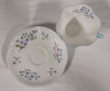 Shelley " Blue Rock " Cup & Saucer . Rings True , No chips or cracks - 3