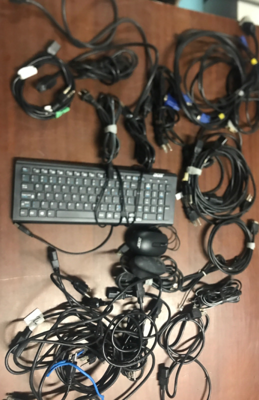 Various Computer Cord Lot