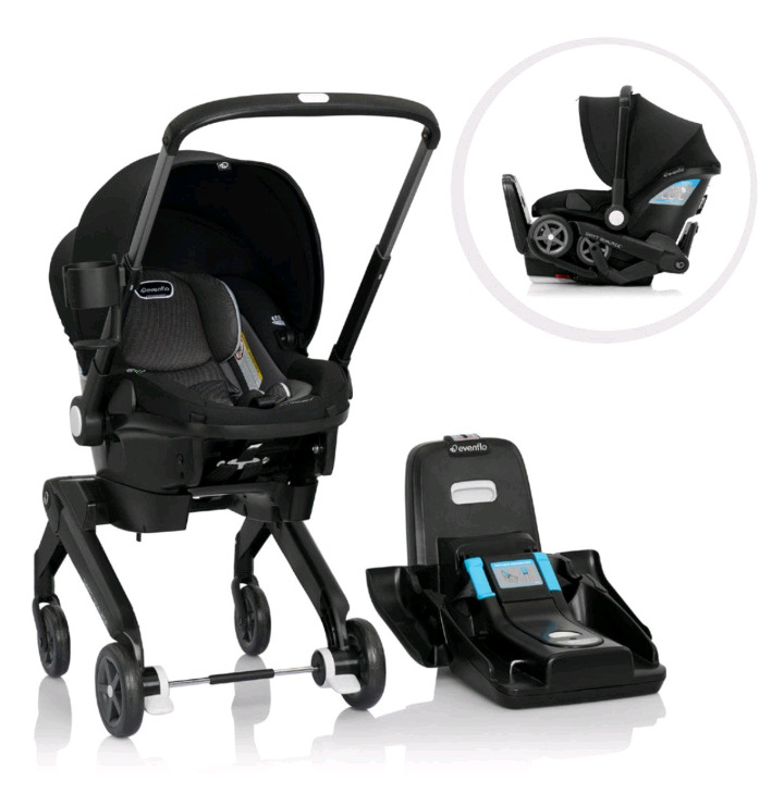 New Evenflo Shyft Dual Ride Infant Stoller and Car Seat Combo * Retails For 799.99 *