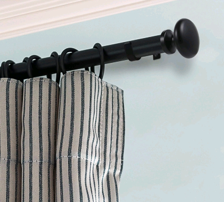 Timi Window Curtain Rod 48-84 Inch Telescoping Drapery Rod