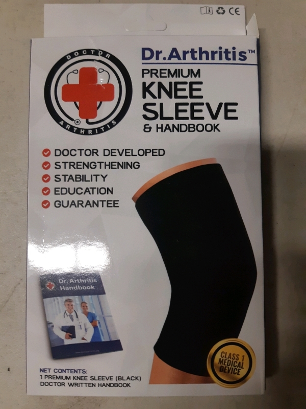 New Dr.Arthritis Premium Knee Sleeve & Handbook