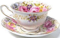 Vintage Royal Albert "Serena" Tea Cups & Saucer