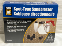 Power Fist Spot-Type Sandblaster With 4 Nozzles and 2lb of Sand Looks New