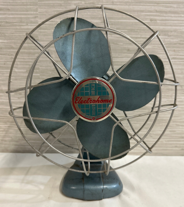 Vintage 1970&rsquo;s Electrohome Super Power Fan Model 1065 Tested