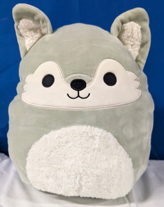 Original Squishmallow Oakley the Sage Green Wolf. 11" Tall