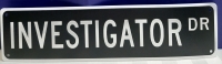 New Metal Investigator Dr. Sign 4" X 16"