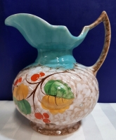 Vintage 7" Bright & Colorful Czechoslovakian Pitcher