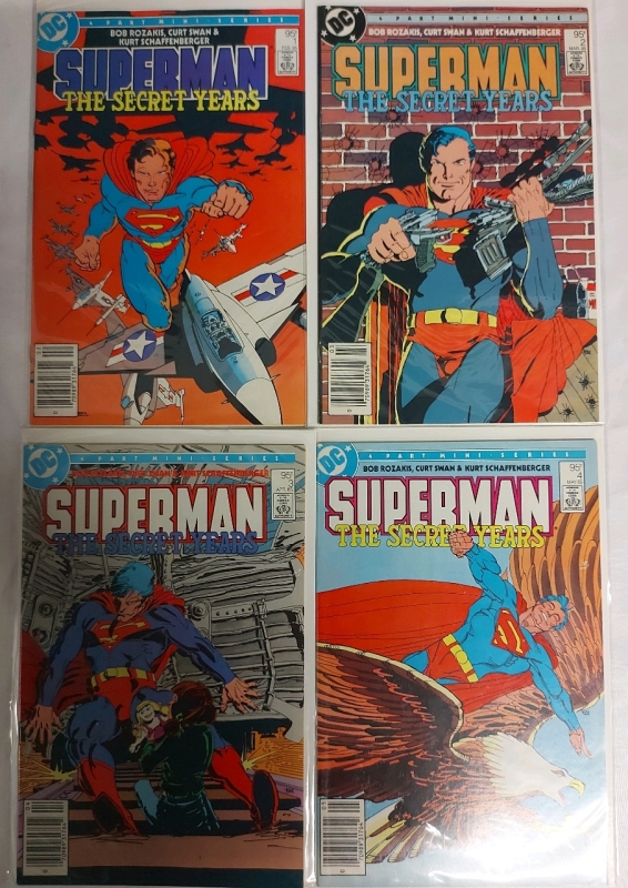 4 DC Comics 4 Part Mini Series Superman The Secret Years Issues#1-4 Complete Set