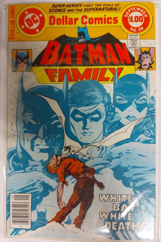 Vintage DC Dollar Comics BATMAN FAMILY White Bat...White Death!