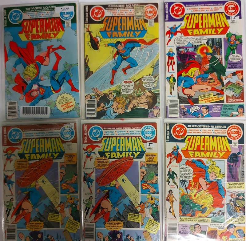 6 Vintage DC Dollar Comics The Superman Family