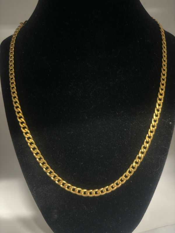 Chunky 18KT GP Cuban Link Necklace