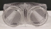 Vintage Art Deco Bullet Skyscraper Glass Table Lamp Glass Shades . Measures 8 3/4" tall - 3