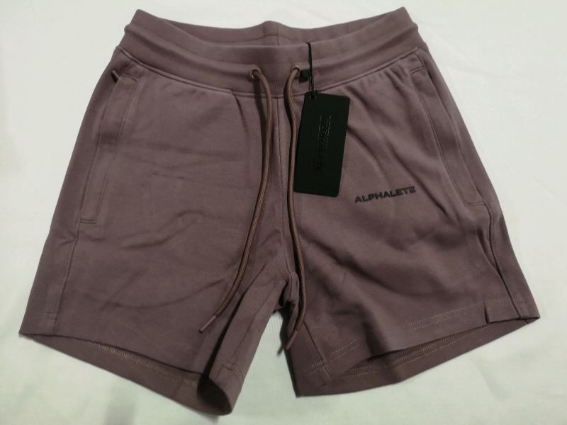 New ALPHALETE Women's sz Medium Essential Core Shorts - Passive Purple