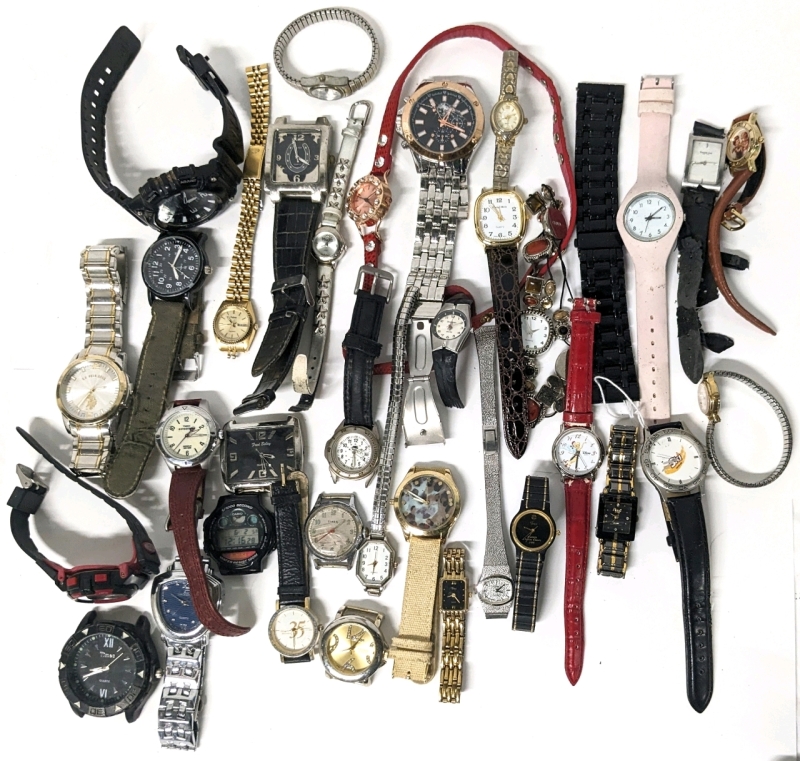 Vintage to Modern Assorted Wrist Watches for Repair | Timex, Disney, Mudd, Roots, Weight Watchers + | As-Is