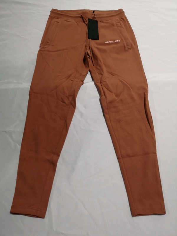 New ALPHALETE Men's Essential Core Jogger Size Small (Clay)