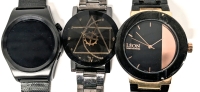 3 Assorted Men's Watches : L&eacute;on Signature Series (No. 0027-1000), Smart Watch (no cable) + (As-Is)