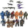 9 Halo Megabloks Figures Spartans & Covenant with 7 Weapons | 2" Tall ea - 6