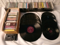 60+ Cassette Tapes & Records
