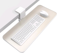 New KlearLook Rotating Under-Desk Keyboard Tray (White) | 23.5" long and 10"