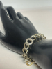 925 Sterling Silver Gold Wash CZ Bracelet Ring Cat Pearl Necklace - 3