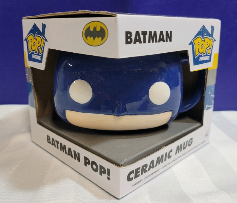 New - Funko Pop! Batman Pop Ceramic Mug .