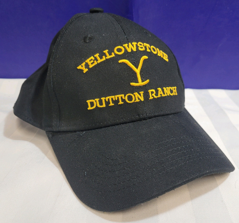 New - Yellowstone Dutton Ranch Velcro Back Cap , One Size Fits all